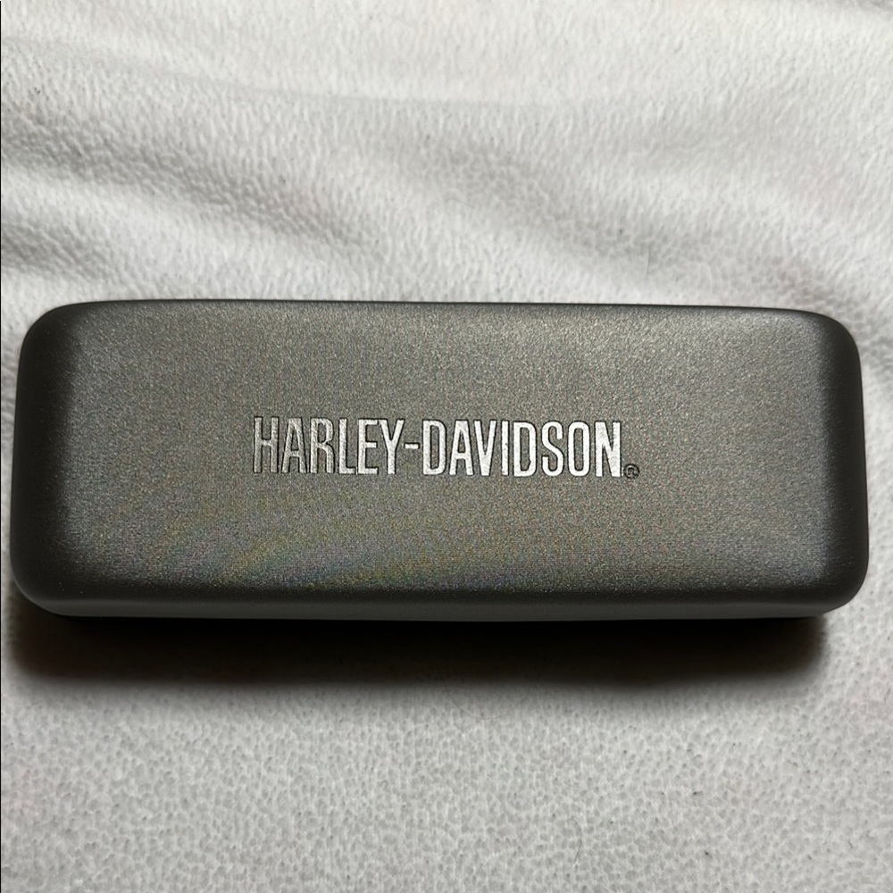 Harley-Davidson Gray Silver-ish Eyeglass Case